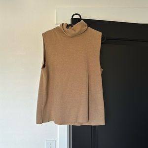 Cute beige Zara turtle neck tank - great for office wear